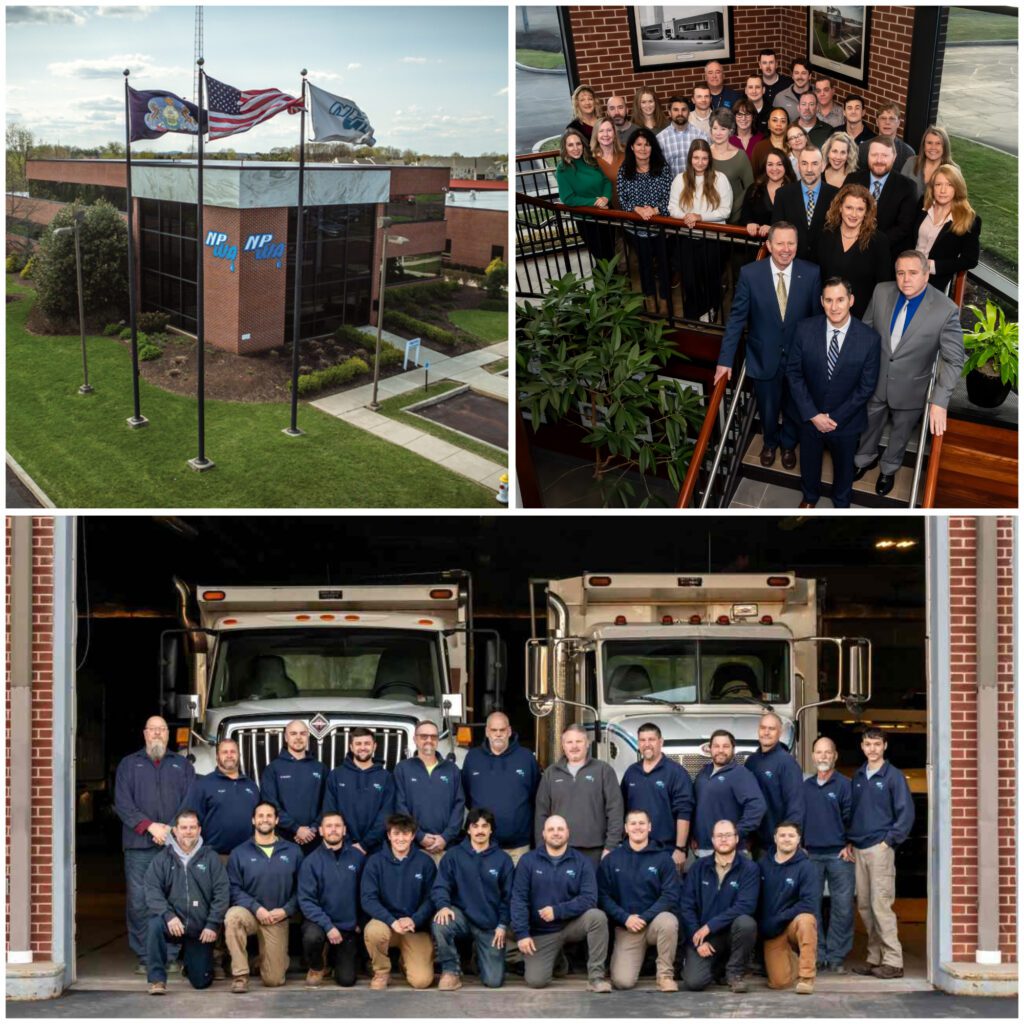 Photo showing NPWA building and employees